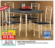 Mary 5 Piece Dinette Set