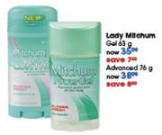 Lady Mitchum Gel 63g-each