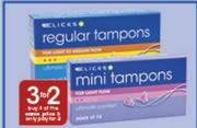 Clicks 16 Tampons Super-Per Pack