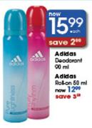 Adidas Deodrant 90ml-Each