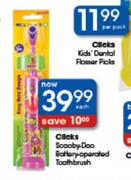 Clicks Scooby-Doo Battery-Operated Toothbrush-Each