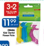 Clicks Kids Dental Flasser Picks-Per Pack