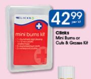 Clicks Mini Burns Or Cuts Grazes Kit