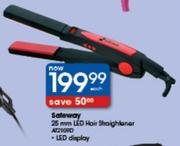 Safeway 26mm AT21090 LED Hair Straightener Each