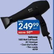 Safeway 1800W HD759 Soft Touch AC Hairdryer Each