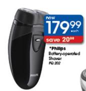 Philips PQ202 Battery-Operated Shaver Each