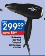 Safeway 1800W Compact AC Hairdryer Each