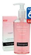 Neutrogena Visibly Clear Facial Wash Or Scrub-150ml Each