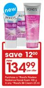Purchase A Ponds Flawless Radiance Facial Foam-100g & Any Ponds BB Cream-25ml 