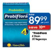 Probiflora 4 Strain Vegecaps-30's Per Pack