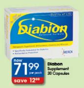 Diabon Supplement Capsules-30's Per Pack