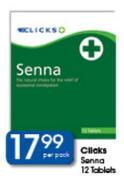 Clicks Senna Tablets-12's Per Pack