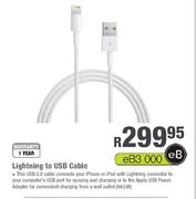 Lightning To USB Cable