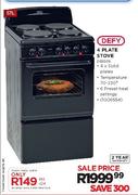 Defy 4 Plate Stove-57L