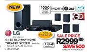LG 5.1 3D Blu-Ray Home Theatre System (BH6230)