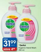 Dettol Hygeine Hand Wash - 250ml Each