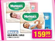 Huggies Gold Boys/Girls Nappies-Per pack