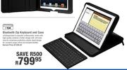 Bluetooth Zip Keyboard & Case
