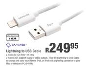 Capdase Lightning To USB Cable