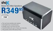 Shox Boom Box Mini Speakers