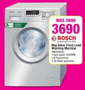 Bosch Invented For Life Silver Front Load Washing Machine-6kg (WAB2026SZA)