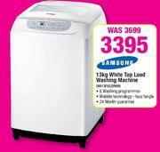 samsung White Top Load Washing Machine-13kg (WA13F-5S2UWW)