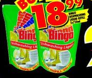 Bingo Dishwashing Liquid Refill-2*750ml