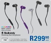 Skullcandy Smoking Bud Earphones-Each