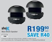 Shox Maxi Black Speaker-Each
