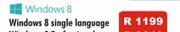 Windows 8 Single Language Software
