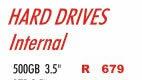 Internal Hard Drive 500GB 3.5"