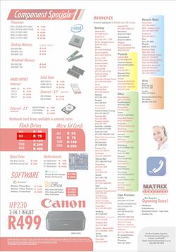 Matrix Warehouse Computers : October Specials (4 Oct - 31 Oct 2013), page 8