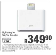 Lightning To 30-Pin Adapter-Each