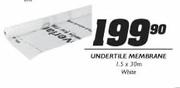 Undertile White Membrane-1.5x30m