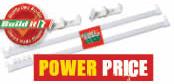 Build It Double Curtain Track 2m