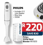 Philips 550W Hand Blender(HR1600)