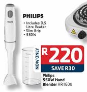 Philips 550W Hand Blender (HR1600)