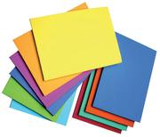 Rexel Prima Bright Board A2 160gsm Assorted 25 PK RX1222AS