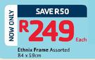 Ethnix Frame Assorted-84x59cm Each