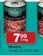 Rhodes Tomato & Onion Mix-410g