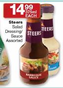 Steers Salad Dressing/Sauce-375ml Each
