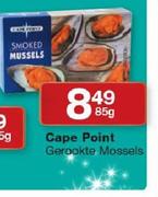 Cape Point Gerookte Mossels-85g