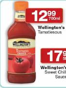 Wellington's Tamatiesous-700ml