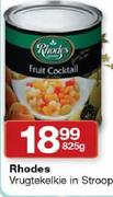 Rhodes Vrugtekelkie In Stroop-825g