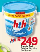 Hth Granular Pool Chlorine  L146 10kg + 1kg 