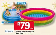 Intex Sunset Glow Or Crystal Blue Pool-Each