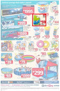 Pick n Pay Hyper: Save Big On All Your Holiday Favourites From Coolers To Camping Chairs  ( 01 Dec - 16 Dec 2013), page 8
