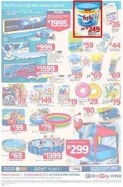 Pick n Pay Hyper: Save Big On All Your Holiday Favourites From Coolers To Camping Chairs  ( 01 Dec - 16 Dec 2013), page 8