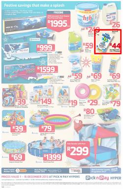 Pick n Pay Hyper: Save Big On All Your Holiday Favourites From Coolers To Camping Chairs  ( 01 Dec - 16 Dec 2013), page 8