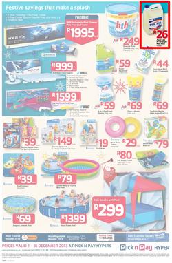 Pick n Pay Hyper: Save Big On All Your Holiday Favourites From Coolers To Camping Chairs  ( 01 Dec - 16 Dec 2013), page 8
